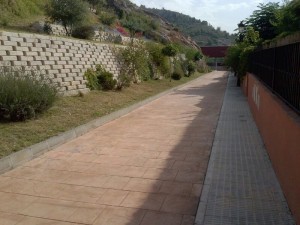 Muro y calle